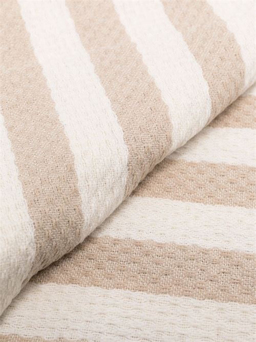 Telo mare bambino MC2 Saint Barth bianco e beige MC2 SAINT BARTH Kids | FOUTAS N02753L